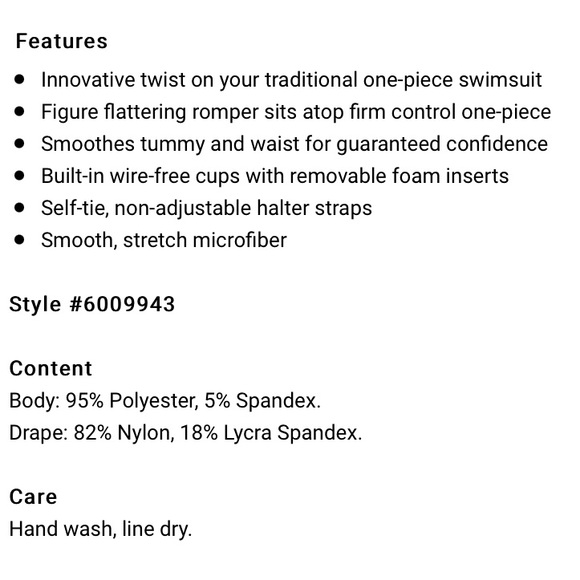 NWOT Magicsuit Twister Theresa One Piece - Picture 16 of 16